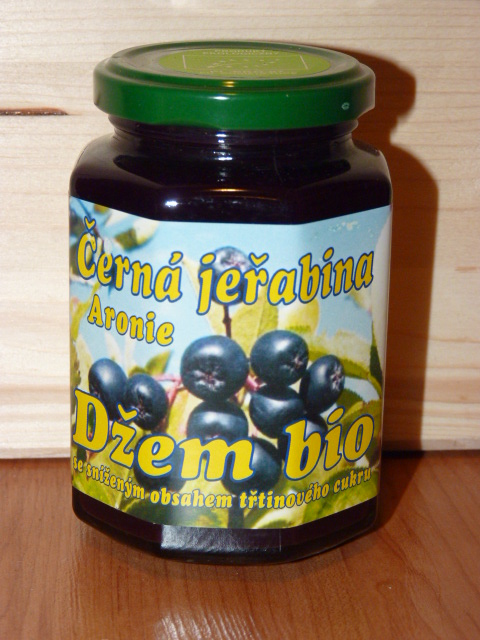 Černá jeřabina BIO džem 270ml